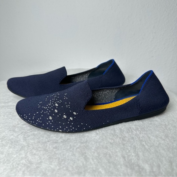 Rothy's  Limited Edition Zodiac Astrology Virgo Loafer Navy Slip On Shoes SizeW6 - Picture 2 of 16